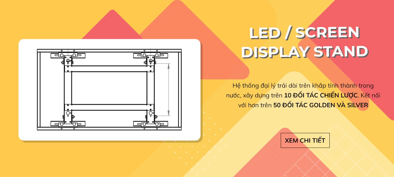 Khung Led và các giá đỡ màn hình hiển thị